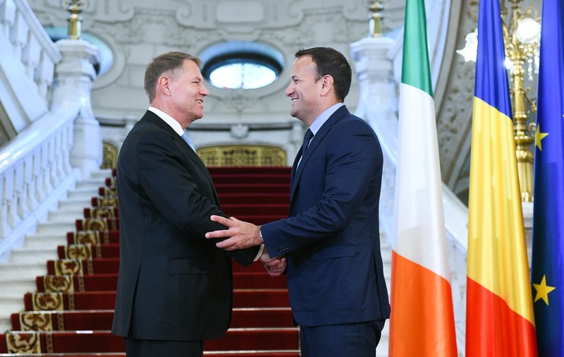 Președintele Iohannis l-a primit la Palatul Cotroceni pe premierul Irlandei: ”Probabilitatea unui 'hard Brexit' este foarte mică”