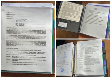 O parte din cele două kilograme de acte cerute
