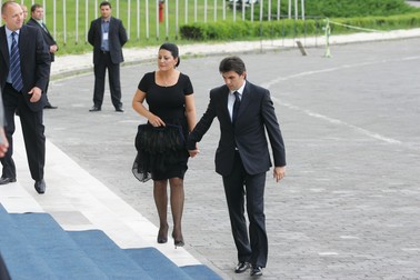 Ionut Lupescu soseste la dineul prilejuit de Centenarul FRF