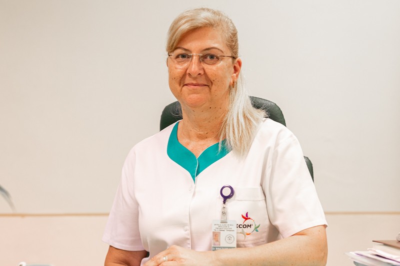 Dana Biriș, psihologul Spitalului de Boli Infecțioase și Pneumoftiziologie Victor Babeș, din Timișoara