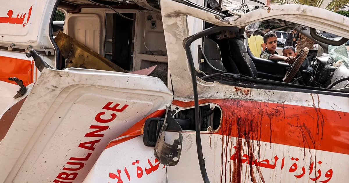 ONU acuză Israelul de crime de război și atacuri asupra unităților medicale. Cel puțin 500 de cadre medicale au fost ucise Foto: X/Chris Hazzard MP