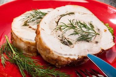 Ruladă din mușchiuleț de porc
