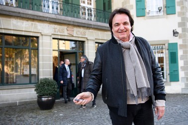 epa06521697 Swiss Super League soccer club FC Sion President Christian Constantin leaves after a hearing at the international Court of Arbitration for Sport (CAS) in Lausanne, Switzerland, 13 February 2018. EPA-EFE/LAURENT GILLIERON