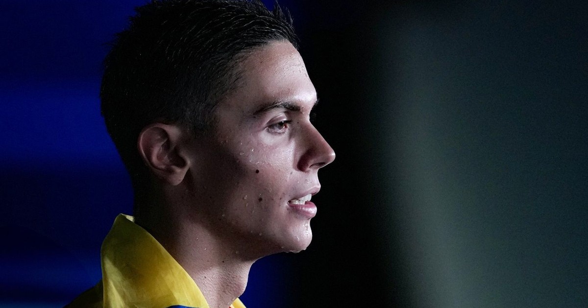 David Popovici from Romania during the World Aquatics Championships Singapore 2025 - sport- swimming - Singapore, July 31, 2025 World Aquatics Championships Singapore 2025, SIN - 31 Jul 2025,Image: 1027079042, License: Rights-managed, Restrictions: , Model Release: no