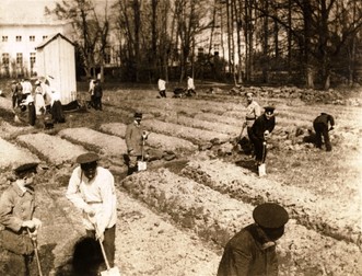Nicolae al II-lea și familia sa, în grădina reședinței de la Tsarskoe-Selo, anul 1917 | FOTO: Shutterstock