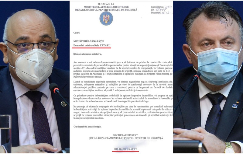 În raportul către Nelu Tătaru de după Piatra Neamț, pompierii au controlat doar Terapiile Intensive din spitale, deși oxigen se folosește și în alte secții, ca la Balș!