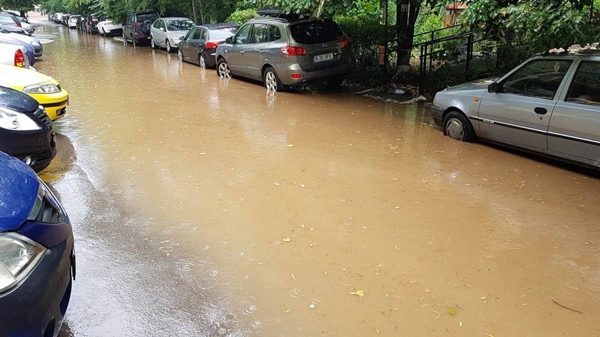 Inundații în Buzău