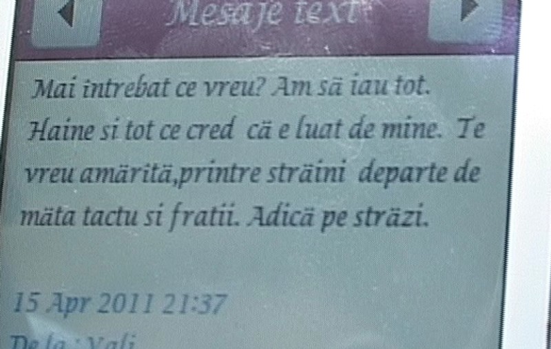 SMS-ul lui Vijelie către amanta sa: “Te vreau amărâtă printre străini, pe străzi”