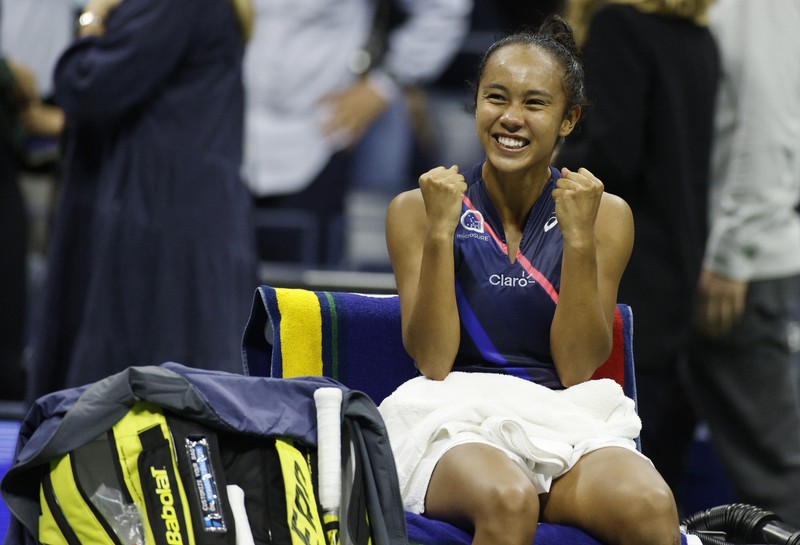 Leylah Fernandez. foto: Epa
