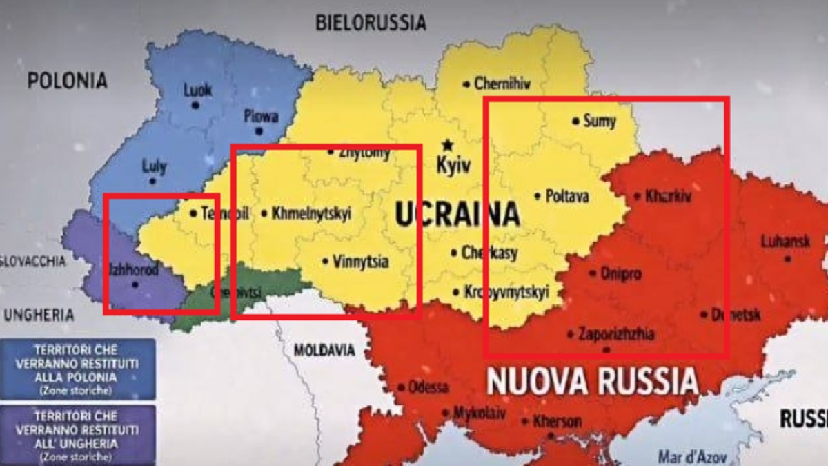 Propaganda rusă falsifică o hartă atribuită New York Times: Ucraina ar rămâne fără acces la mare