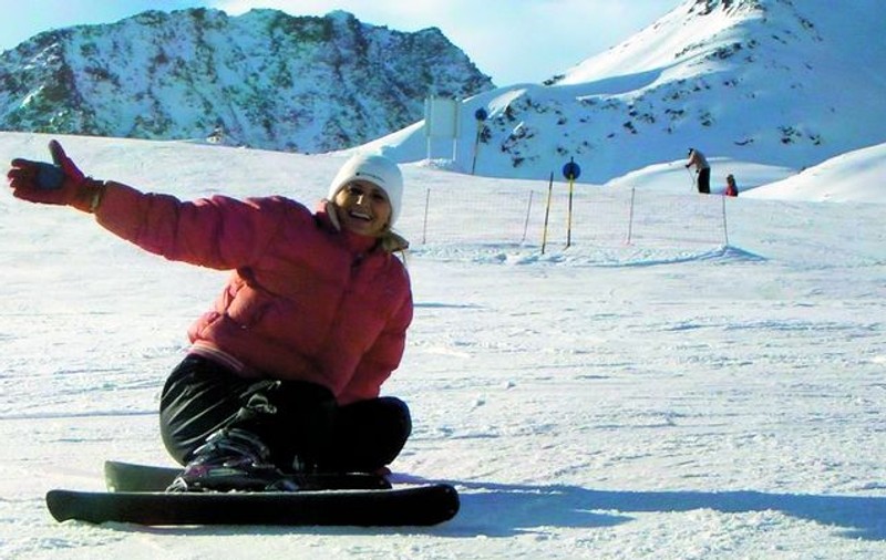 Julia pleacă la schi în Austria