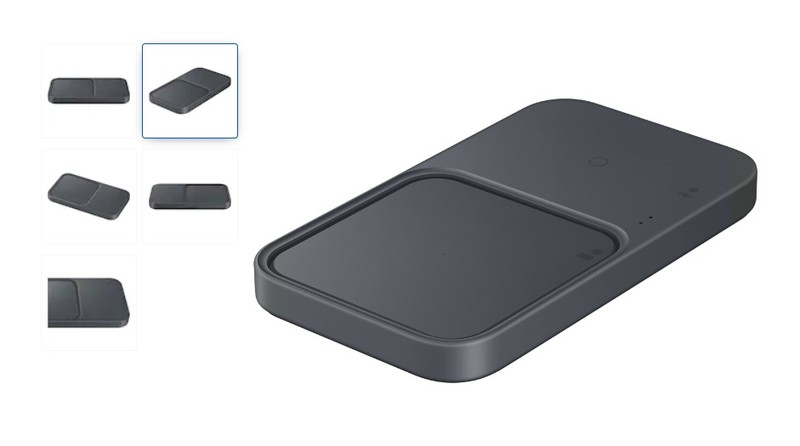 Incarcator wireless Samsung Duo, fara incarcator retea, Black