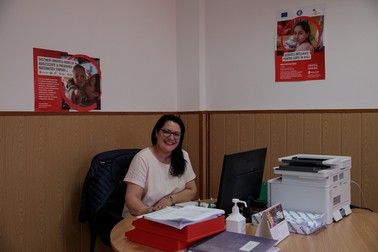 Andreea Gheorghe, asistentă socială la „Salvați Copiii” Dâmbovița | Foto: Vlad Chirea/Libertatea