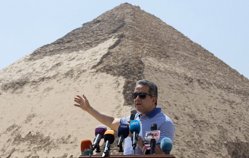 FOTO | Egiptul a deschis accesul turiștilor în două piramide, pentru prima oară din 1965