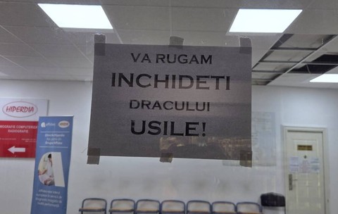 Mesaj incredibil la Policlinica Cina din Ploiești  „Vă rugăm, închideți dracului ușile!