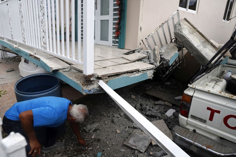 Cutremurul de 5,8 a afectat mai multe locuințe (foto EPA)