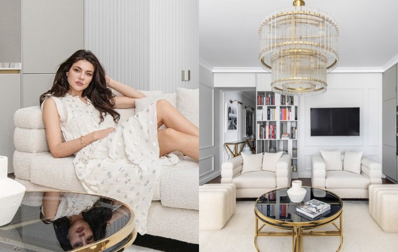 Imagini din apartamentul de lux în care locuiește Cristina Ich. A fost decorat cu ajutorul unui arhitect