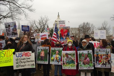 Miting în sprijinul USAID. Foto: Shutterstock