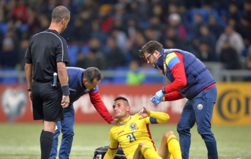 Dragoș Grigore s-a accident și este incert pentru meciul cu Polonia
