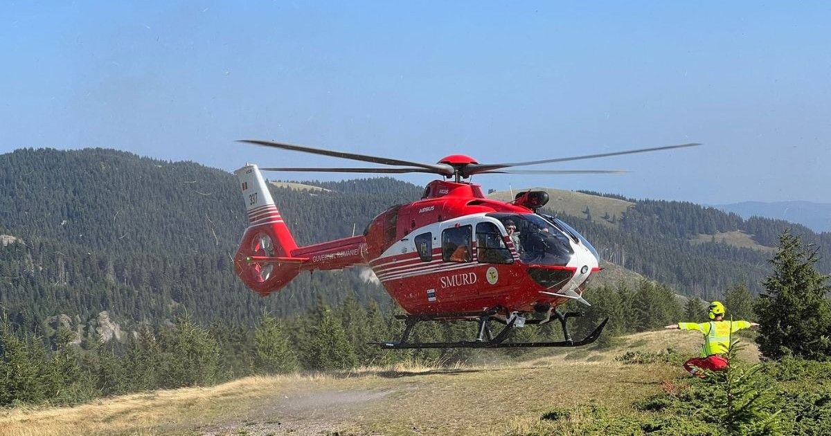 elicopter SMURD Salvamont Prahova