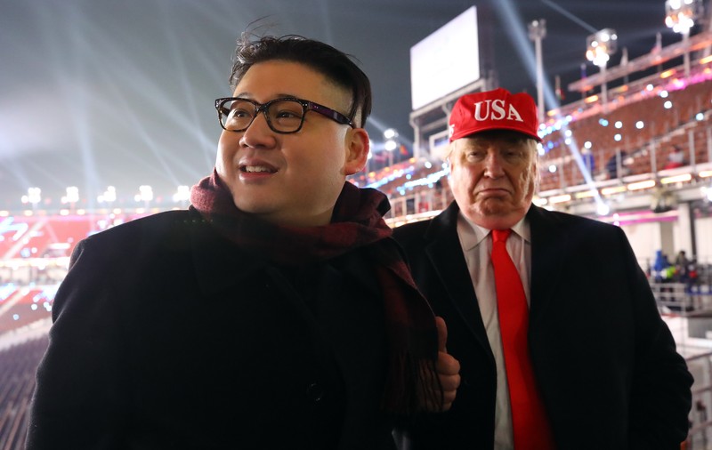 Sosiile lui Kim Jong-un și Trump au făcut senzație la ceremonia de deschidere a JO de Iarnă 2018
