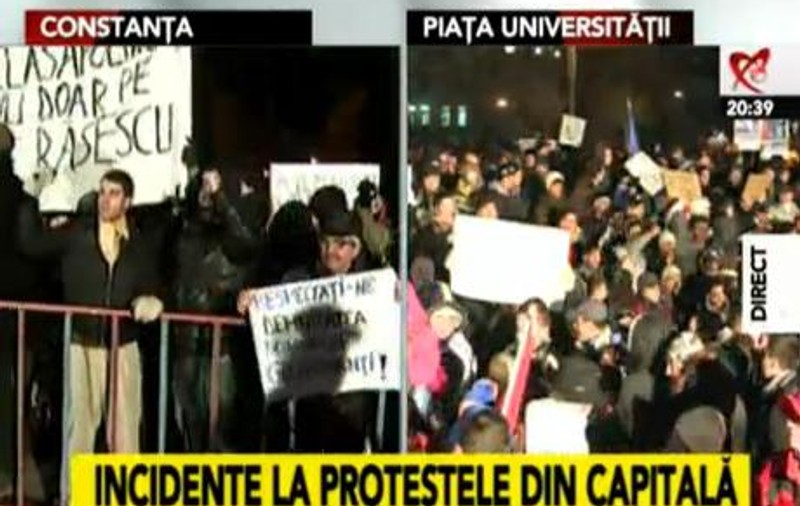 FOTO | A CINCEA ZI DE PROTESTE | Mii de oameni în stradă în Bucureşti, Cluj, Constanţa, Braşov | GALERIE FOTO