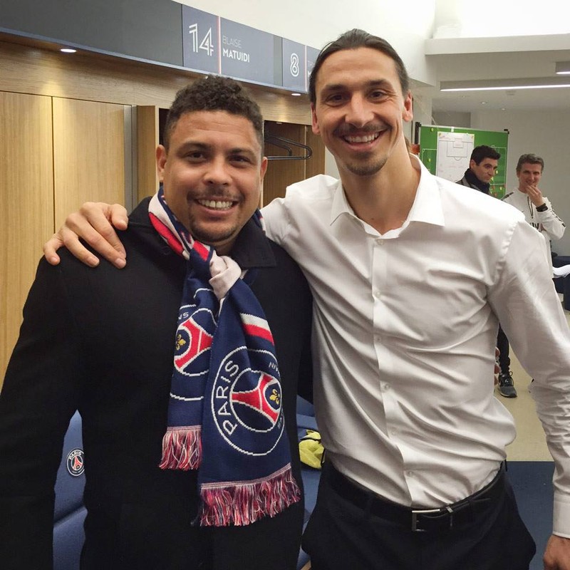 Zlatan Ibrahimovici a avut parte de o surpriză după meciul cu Nice. foto: Facebook.com