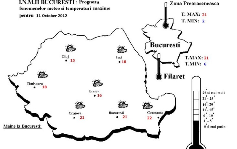 Vremea se menține răcoroasă! Uite PROGNOZA METEO pentru JOI și VINERI!