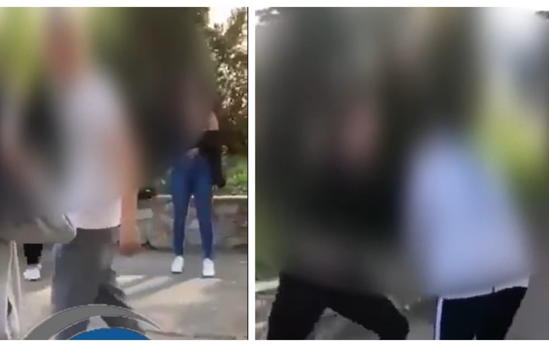 O elevă a fost bătută în curtea unui liceu din Drobeta-Turnu Severin de o colegă. Momentul filmat a ajuns pe Facebook