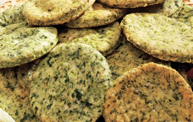 Reţete: Biscuiţi săraţi cu spanac
