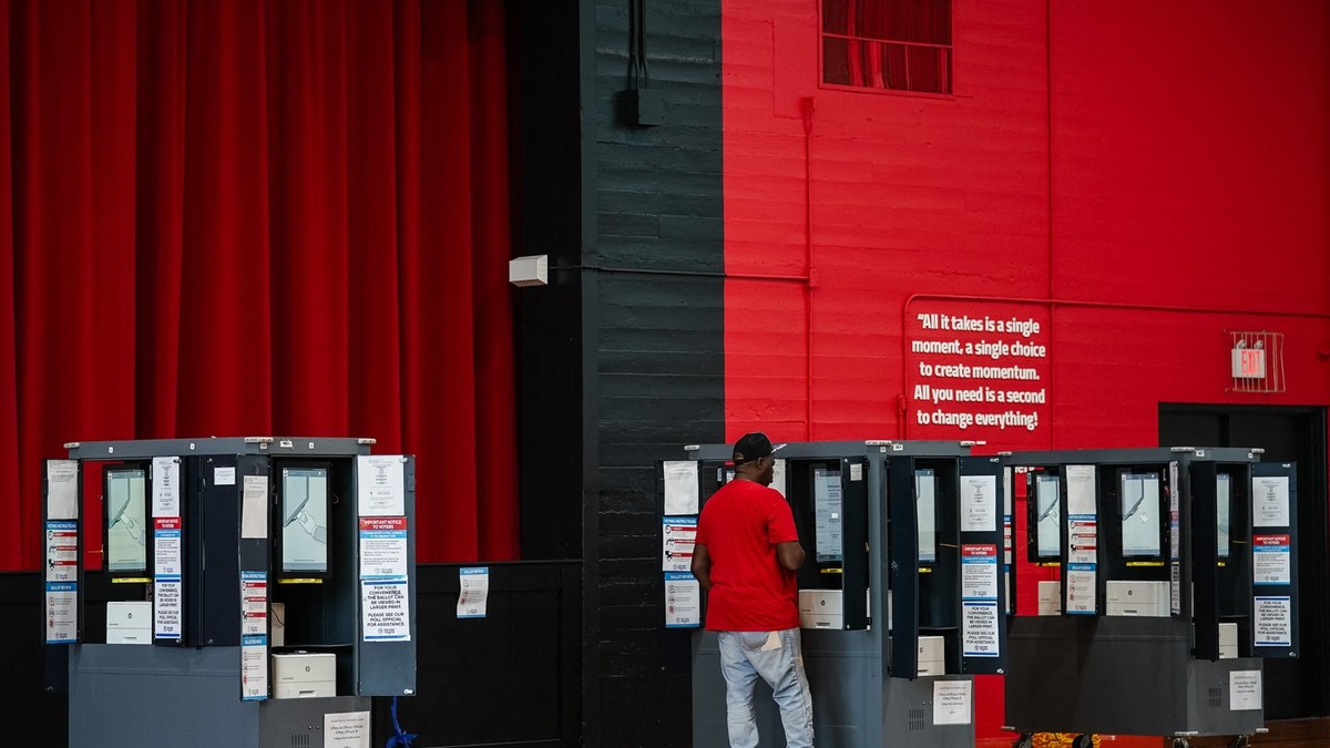 Secție de vot din College Park, Georgia Foto: Profimedia