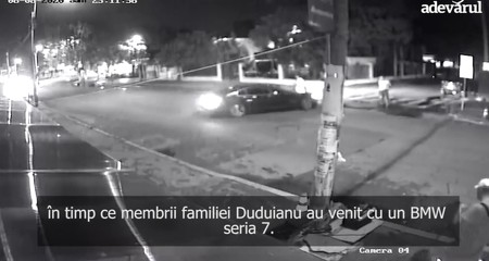 Întâlnirea dintre șefii poliției și membrii clanului Duduianu după moartea lui Emi Pian | Sursa foto: captură video Adevărul