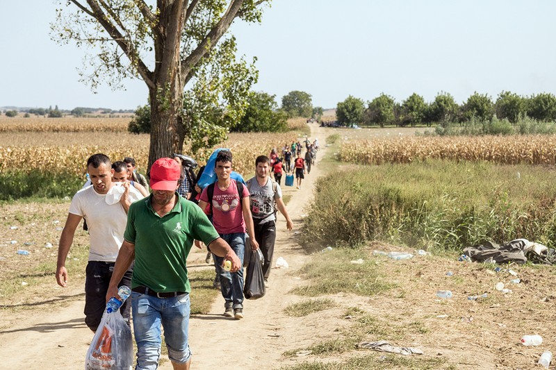Migranți din Siria și Afganistan