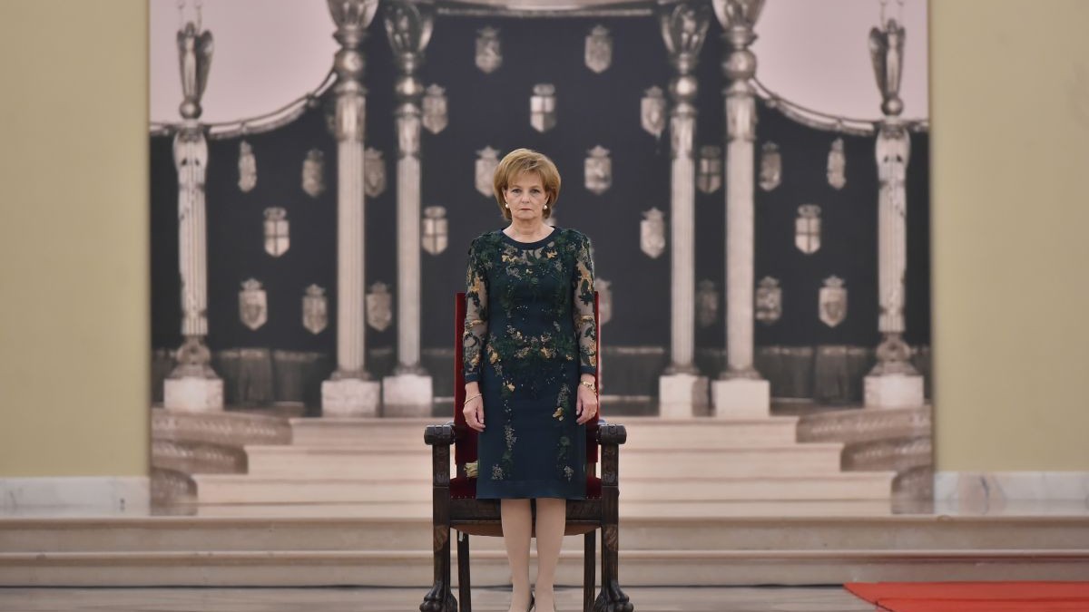 Principesa Margareta, la Seara Regală organizată în onoarea Corpului Diplomatic, la Palatul Regal, 17 noiembrie 2021. Foto: Agerpres