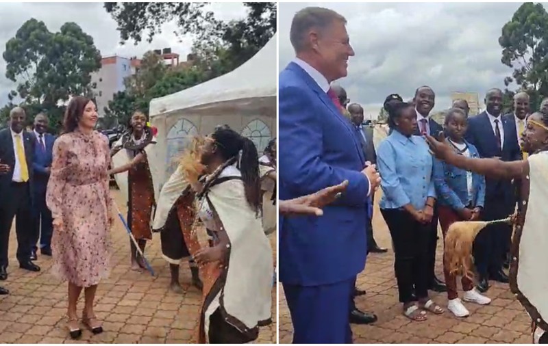 Carmen Iohannis s-a prins într-un dans tradițional, la o școală de fete din Kenya. Ce a făcut președintele