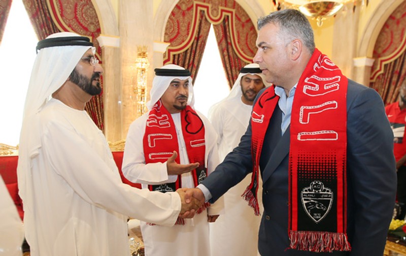 FOTO/VIDEO Cosmin Olăroiu, primit ca un șef de stat de Prințul Dubaiului