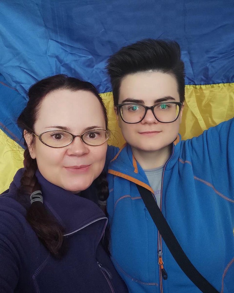 Olia și mama ei
