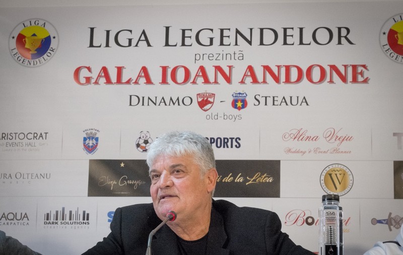 Meci de old boys Dinamo - Steaua, la 40 de ani de la debutul în Liga 1 al lui Ioan Andone (duminică, 14.20, TVR1). Fonduri donate Kassandrei Rotariu