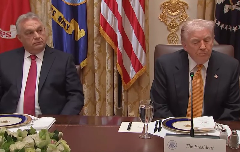 Donald Trump a lăudat România de față cu Viktor Orban după anunțul retragerii parțiale a militarilor americani: „Cred că sunt un popor grozav”