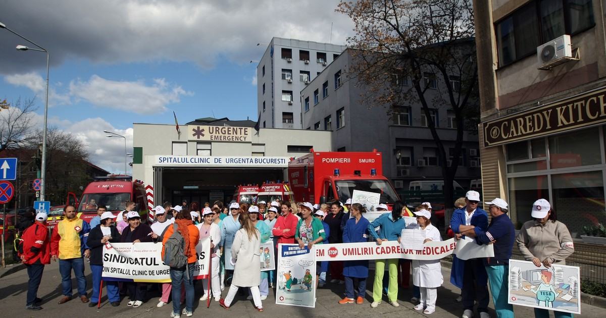 greva medicilor, desfasurata la spitalul Floreasca