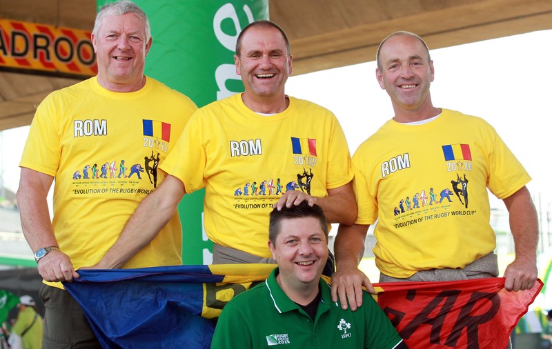 Suporterii români se simt minunat la Cupa Mondială de rugby / GALERIE FOTO