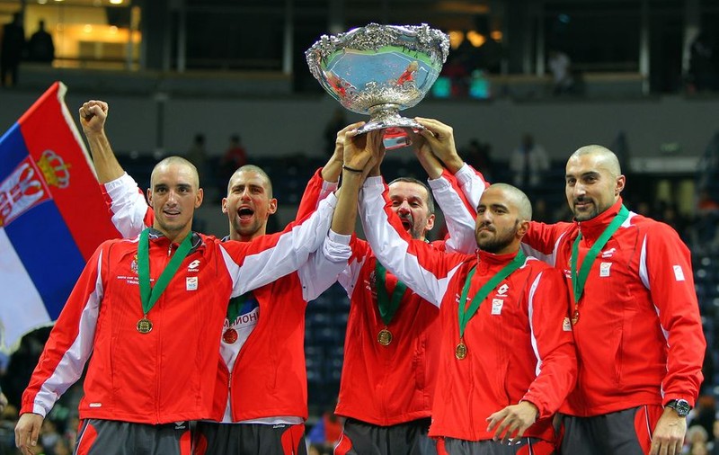 Foto | Serbia a câştigat Cupa Davis, 3-2 împotriva Franţei! 