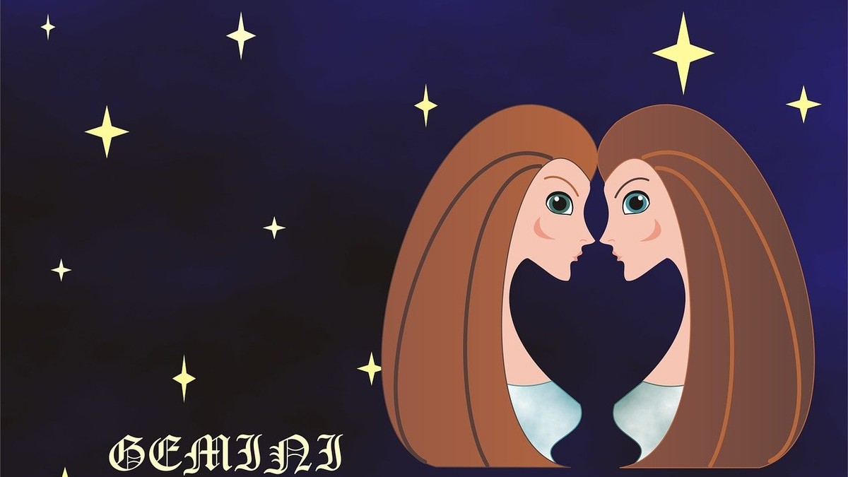 zodia gemeni - repreznetare grafica a semnului zodiacal gemeni