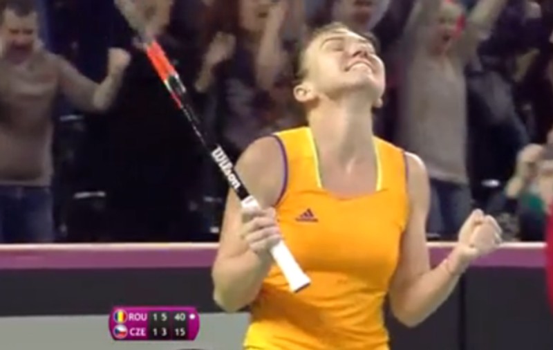 Simona Halep, după ce a adus un punct României: ^”Kvitova a jucat bine, dar eu m-am motivat”. Ilie Năstase e, în sfârșit, mulțumit
