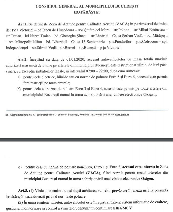 Proiectul este pus în dezbatere publică pe site-ul Primăriei (foto pmb.ro)