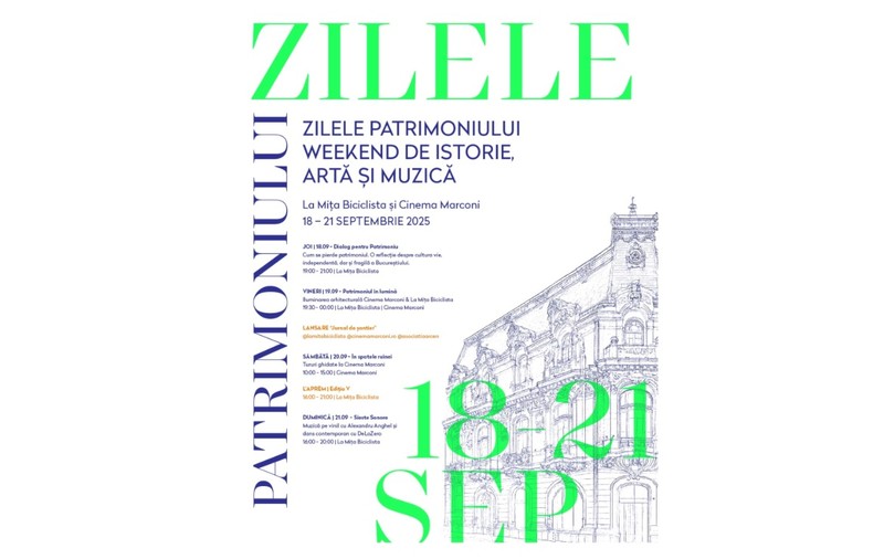 Noul Sezonul ‘25-’26 de La Mița Biciclistase deschide cu Zilele Patrimoniului la București