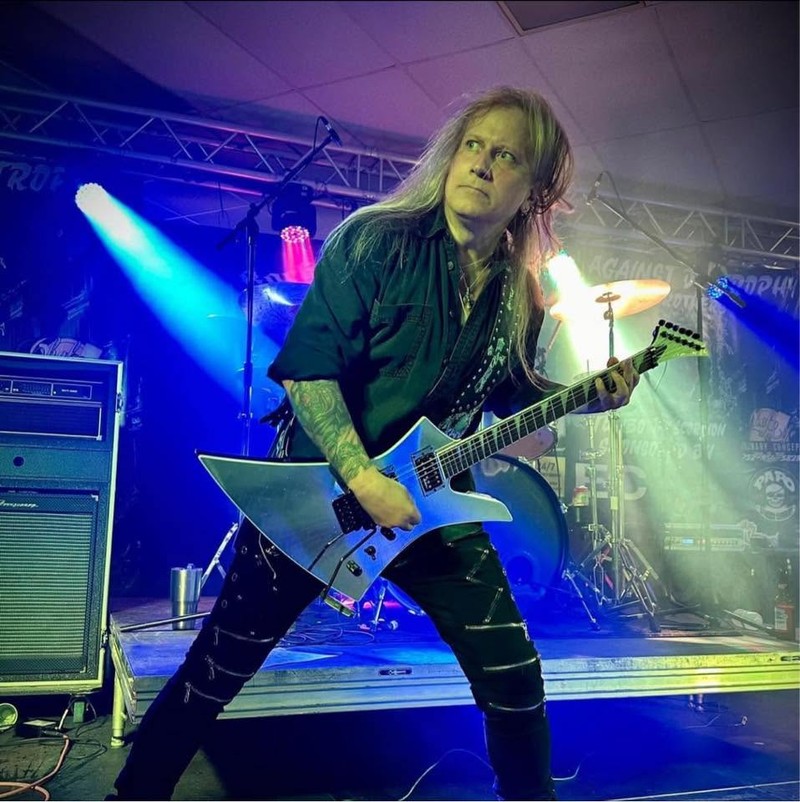 Chris Caffery, chitaristul formației Savatage. Foto: arhiva personală