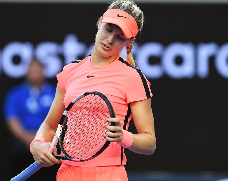 Ultima ispravă a jucătoarei de tenis Eugenie Bouchard. A pierdut în calificări la Miami / GALERIE FOTO