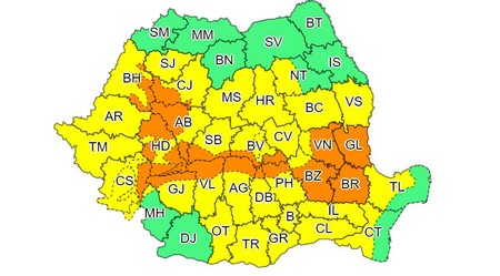 sursa: Administraţia Naţională de Meteorologie (ANM)