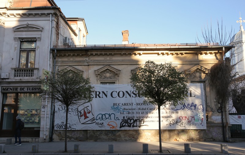 Proiectul imobiliar care prevede construirea unui bloc cu cinci etaje pe Calea Victoriei, lângă Casa cu cariatide, aprobat de CGMB